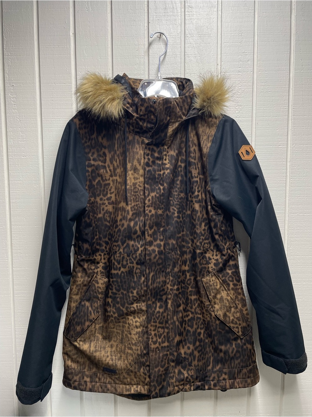 VOLCOM Fawn Insulated Jacket Cheetah Black, large